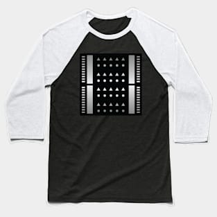 “Dimensional Information (3)” - V.1 Grey - (Geometric Art) (Dimensions) - Doc Labs Baseball T-Shirt